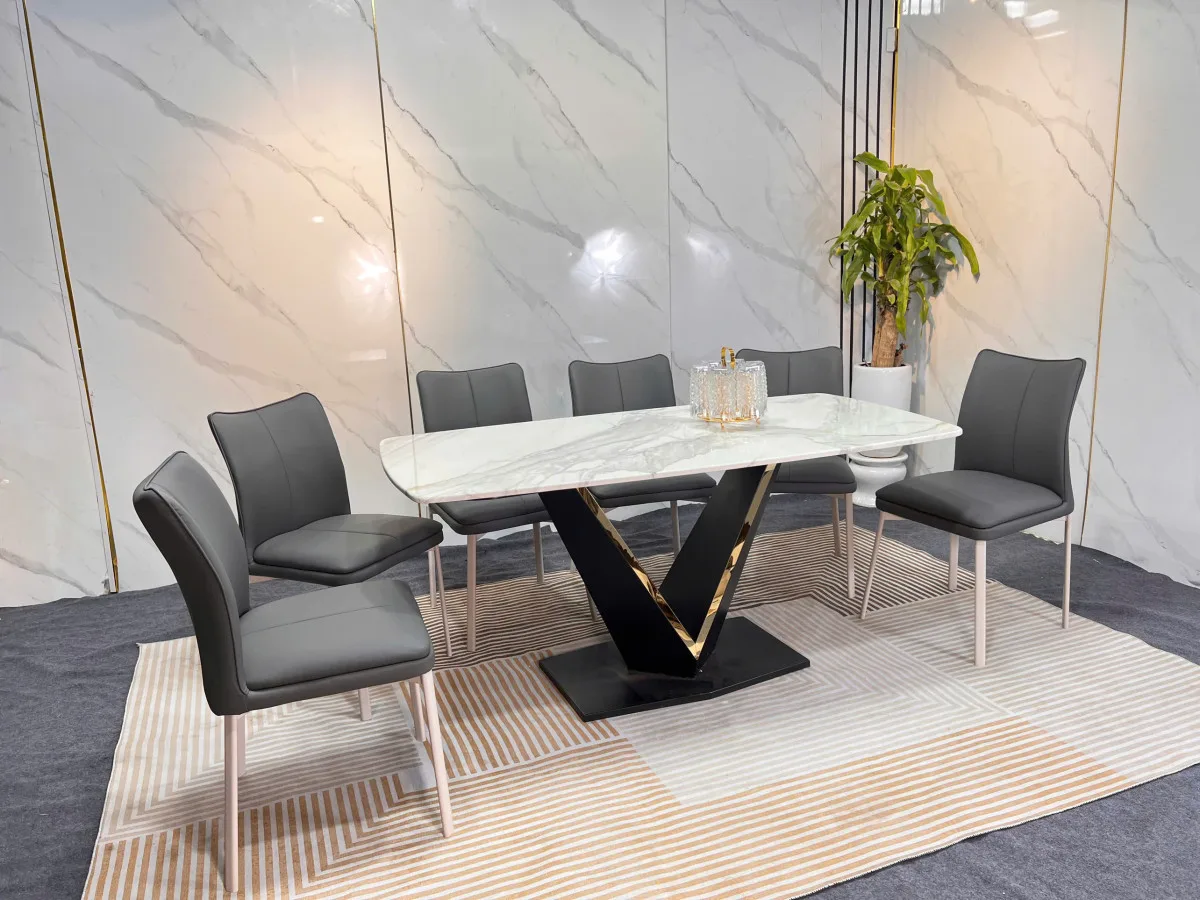 Ban An Mat Da Ceramic Dai 1m6 Chan Sat Chu V Ma Tinh Dien 4