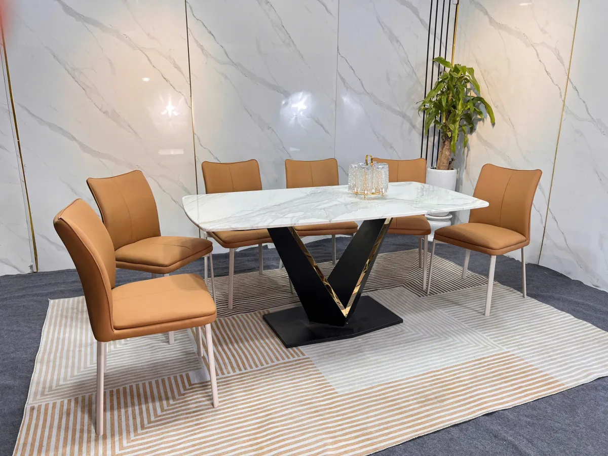 Ban An Mat Da Ceramic Dai 1m6 Chan Sat Chu V Ma Tinh Dien 5