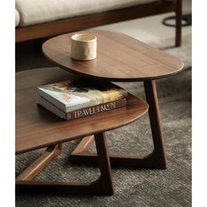 Ban Tra Go Go Soi Ket Hop Plywood Phu Veneen Btg04