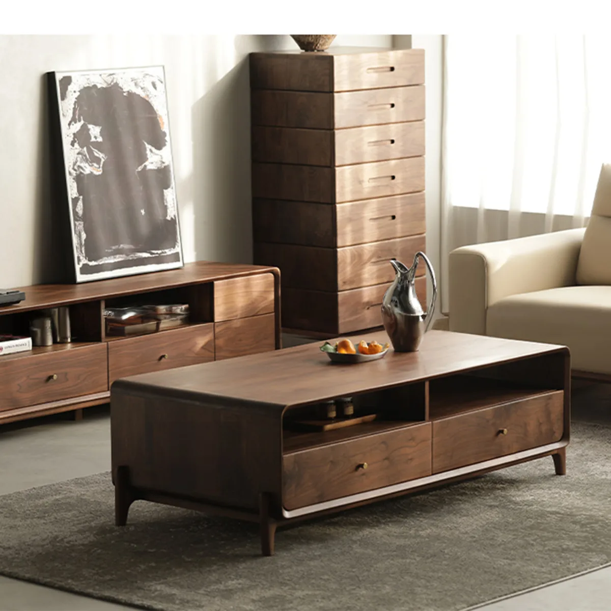 Ban Tra Go Soi Phong Cach Rustic Btg10 2