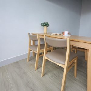 Bộ bàn ăn gỗ sồi thiết kế cao cấp - 4 ghế - BAG98 - Hình 2