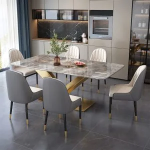 Bo Ban An Mat Da Ceramic 1m4 Chan Chu X Ma Vang 6 Ghe