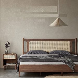 Giường ngủ gỗ sồi cao cấp - GNG20 - hình 3