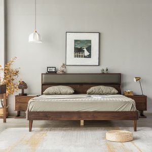 Giường ngủ gỗ sồi cao cấp - GNG06