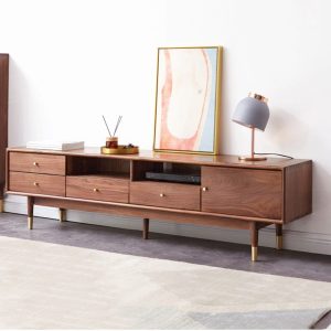Kệ TIVI gỗ sồi thiết kế hiện đại - KTV07 - hình 2