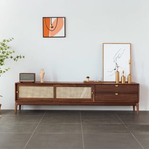Kệ TIVI gỗ sồi thiết kế hiện đại - KTV19