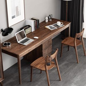 Bàn làm việc gỗ sồi - BLV 31 - Hình 4