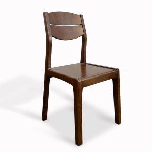 Ghế ăn gỗ sồi màu óc chó, thiết kế cổ điển, bền bỉ theo thời gian - GAD4747