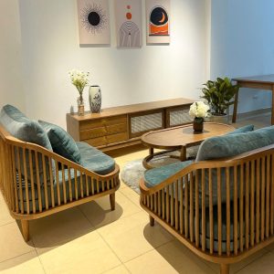 Sofa gỗ sồi thiết kế hiện đại - SFG25 - Hình 3