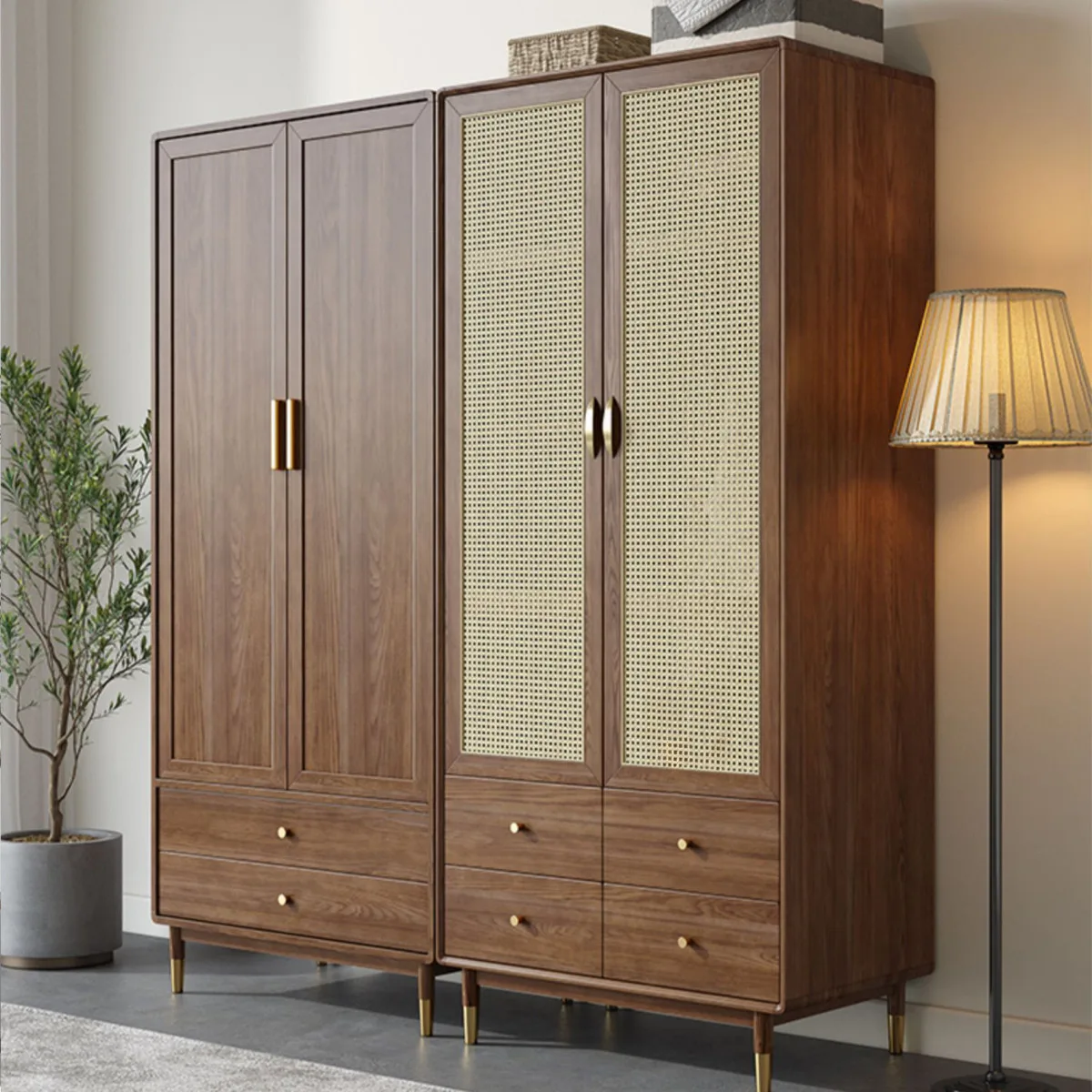 Tu Quan Ao Go Soi Phong Cach Rustic Tqa 12 3