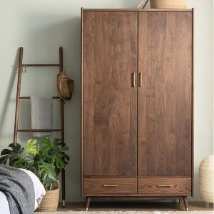 Tủ quần áo gỗ sồi phong cách Rustic - TQA 16