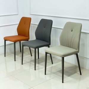 Ghế ăn bọc da chân sắt sơn tĩnh điện cao cấp - GAD5076 - Hình 1