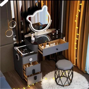 Ban Trang Diem Nhap Khau Cao Cap Mat Kinh Ket Hop Den Led Loa Bluetooth Btd11 3