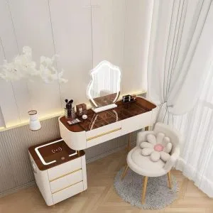 Ban Trang Diem Nhap Khau Cao Cap Mat Kinh Ket Hop Den Led Loa Bluetooth Btd17 4