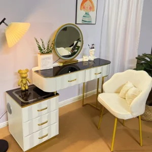 Ban Trang Diem Nhap Khau Mat Kinh Cao Cap Ket Hop Den Led Loa Bluetooth Btd13 2