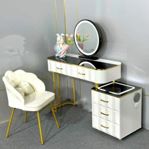 Ban Trang Diem Nhap Khau Mat Kinh Cao Cap Ket Hop Den Led Loa Bluetooth Btd13 4