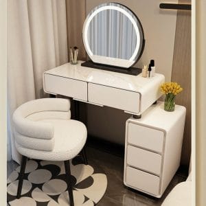 Ban Trang Diem Nhap Khau Mat Kinh Ket Hop Den Led Loa Bluetooth Btd13