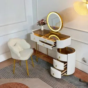 Ban Trang Diem Nhap Khau Mat Kinh Ket Hop Den Led Loa Bluetooth Btd16 2