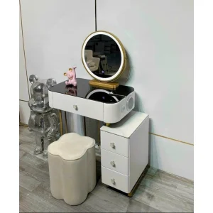 Ban Trang Diem Nhap Khau Mat Kinh Ket Hop Den Led Loa Bluetooth Btd18 2