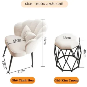 Ghe Ban Trang Diem Cao Cap Ghe Sen Ghe Kim Cuong Nhap Khau Tbd39 2