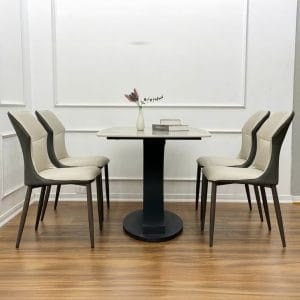 Bo Ban An Mat Da Ceramic Chan Chanel 4 Ghe Nhap Khau Bad033 3