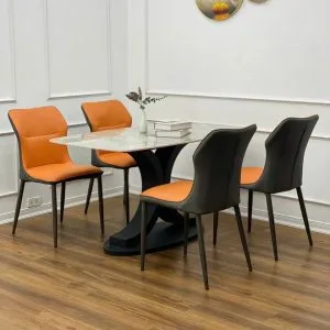 Bo Ban An Mat Da Ceramic Chan Chanel 4 Ghe Nhap Khau Bad033