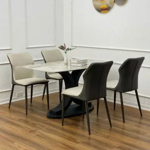 Bo Ban An Mat Da Ceramic Chan Chanel 4 Ghe Nhap Khau Bad033 5