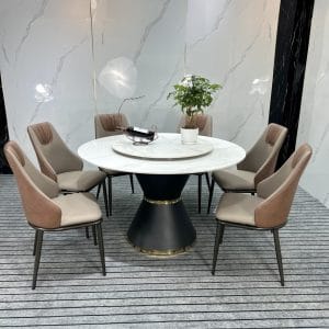 Bo Ban An Mat Da Tron 2 Tang Mam Xoay 6 Ghe Bad030 6