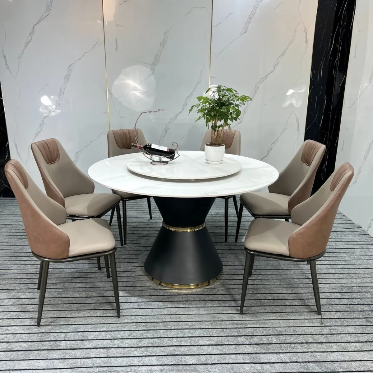 Bo Ban An Mat Da Tron 2 Tang Mam Xoay 6 Ghe Bad030 7