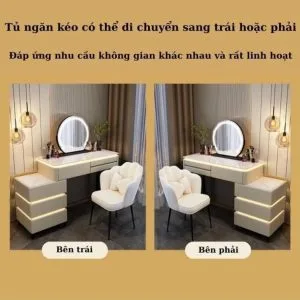 Ban Trang Diem Thong Minh Co Den Led Du Bo Guong Ghe Noi That Ha Dong 4