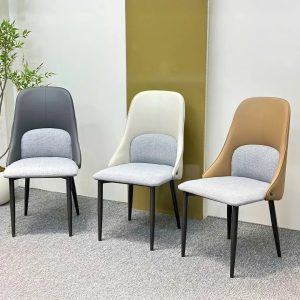 Ghế ăn bọc da cao cấp, tựa ôm lưng dễ chịu - GAD5737 - Hình 1