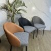 Ghế Ăn Đệm Vải, Lưng Bọc Da Nhập Khẩu - GAV 002 - GAV5956