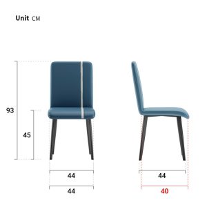 Ghế ăn bọc da cao cấp hiện đại – Vertical nhập khẩu - GAD196