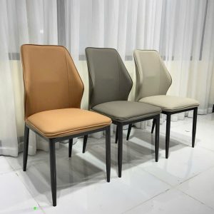 Ghế ăn bọc da cao cấp nhập khẩu da Microfiber chống mèo cào - GAD153