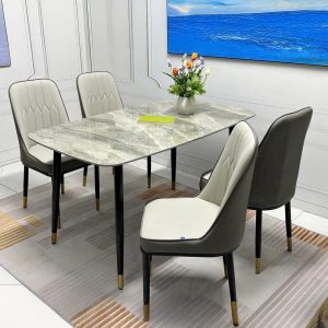 Ghế ăn bọc da nhập khẩu loại đẹp - Monet Chair - GAD160 - Hình 2