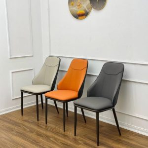 Ghế Ăn Bọc Da Thiết Kế Đơn Giản, Hàng Nhập Khẩu - GAD168 - hình 2